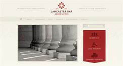 Desktop Screenshot of lancasterbar.org